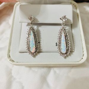 Opal earrings